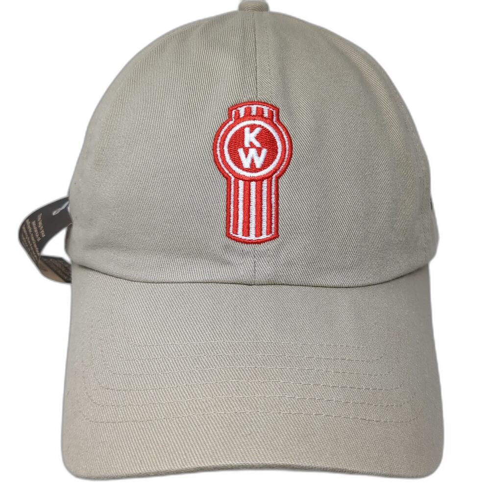 Cyrk Kenworth Baseball Cap Beige One Size Strapback The Worlds Best Logo Hat